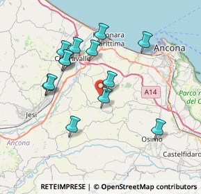 Mappa 60020 Agugliano AN, Italia (7.22308)