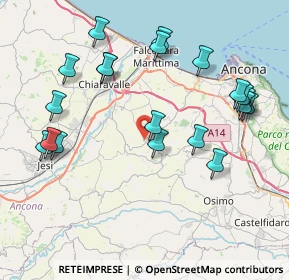 Mappa 60020 Agugliano AN, Italia (8.9885)