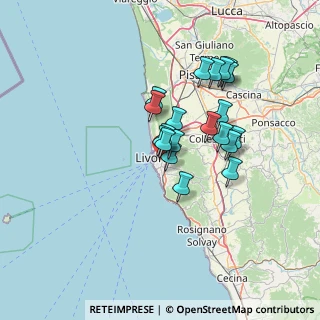 Mappa Viale Guglielmo Marconi, 57125 Livorno LI, Italia (11.129)