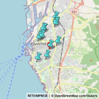 Mappa Viale Guglielmo Marconi, 57125 Livorno LI, Italia (1.42583)