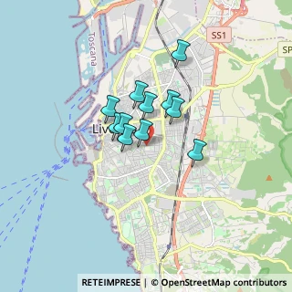 Mappa Viale Guglielmo Marconi, 57125 Livorno LI, Italia (1.10909)