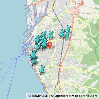 Mappa Viale Guglielmo Marconi, 57125 Livorno LI, Italia (1.3155)