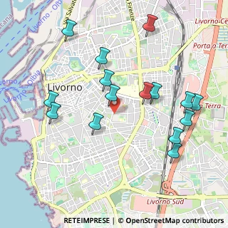 Mappa Viale Guglielmo Marconi, 57125 Livorno LI, Italia (1.09267)