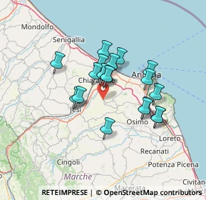 Mappa Contrada Colonne, 60020 Agugliano AN, Italia (11.01737)