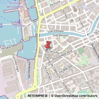Mappa Via San Carlo, 7, 57126 Livorno, Livorno (Toscana)