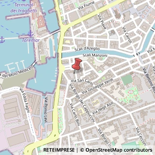 Mappa Via Vincenzo Malenchini, 9, 57126 Livorno, Livorno (Toscana)