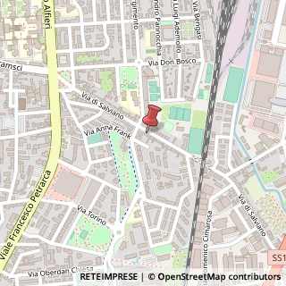 Mappa Via di Salviano, 80, 57124 Livorno, Livorno (Toscana)