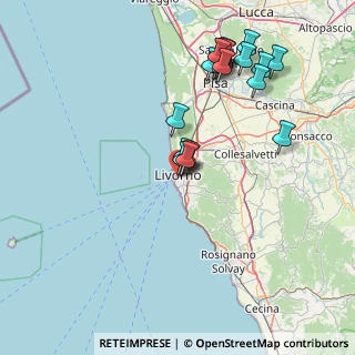 Mappa Via Giuseppe Verdi, 57126 Livorno LI, Italia (17.215)