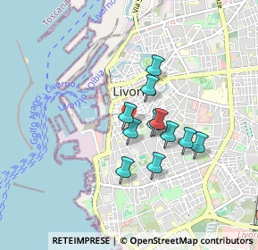 Mappa Via Giuseppe Verdi, 57126 Livorno LI, Italia (0.64273)