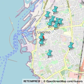 Mappa Via Giuseppe Verdi, 57126 Livorno LI, Italia (0.96909)