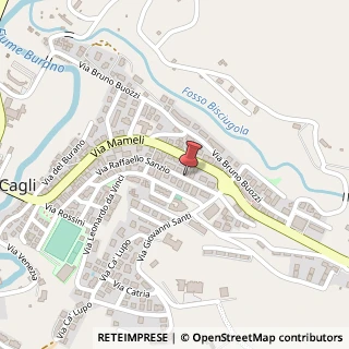 Mappa Via Raffaello Sanzio,  59, 61029 Cagli, Pesaro e Urbino (Marche)