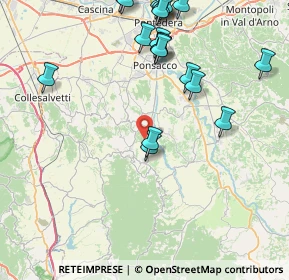 Mappa Via Capannacce, 56035 Casciana Terme Lari PI, Italia (10.1725)