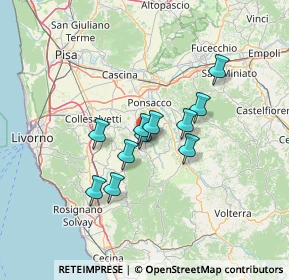 Mappa Via Capannacce, 56035 Casciana Terme Lari PI, Italia (10.02455)