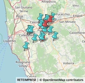 Mappa Via Capannacce, 56035 Casciana Terme Lari PI, Italia (9.8185)