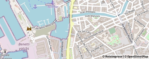 Mappa Livorno