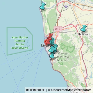 Mappa Via delle Vele, 57126 Livorno LI, Italia (4.89182)