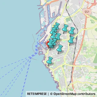 Mappa Via delle Vele, 57126 Livorno LI, Italia (1.15)