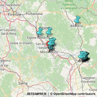 Mappa Via 3a strada Poggilupi, 52028 Terranuova Bracciolini AR, Italia (17.6685)