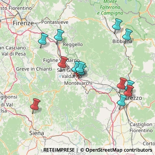Mappa Via 3a strada Poggilupi, 52028 Terranuova Bracciolini AR, Italia (17.13846)
