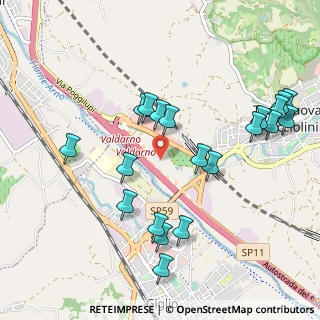 Mappa Via 3a strada Poggilupi, 52028 Terranuova Bracciolini AR, Italia (1.123)