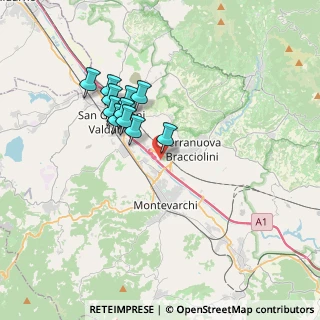 Mappa Via 3a strada Poggilupi, 52028 Terranuova Bracciolini AR, Italia (3.03727)