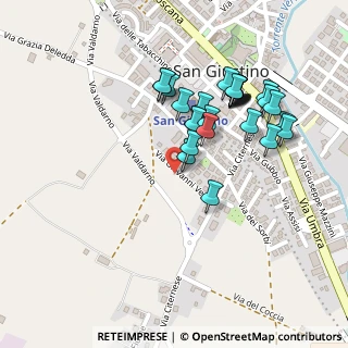 Mappa Via Antonio Fogazzaro, 06016 San Giustino PG, Italia (0.22222)