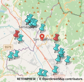 Mappa Via Antonio Fogazzaro, 06016 San Giustino PG, Italia (4.7425)