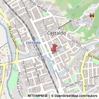 Mappa Via G.Mazzini, 63, 50052 Certaldo, Firenze (Toscana)