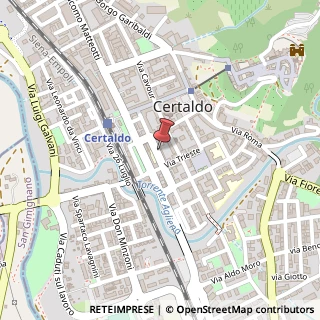 Mappa Via G.Mazzini, 41, 50052 Certaldo, Firenze (Toscana)