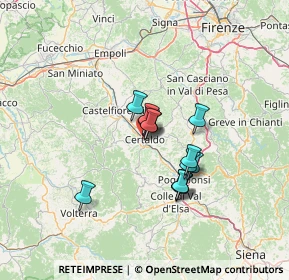 Mappa Via G.Mazzini, 50052 Certaldo FI, Italia (9.49692)