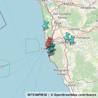 Mappa Via Filippo Venuti, 57125 Livorno LI, Italia (5.55083)