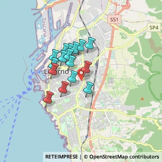 Mappa Via Filippo Venuti, 57125 Livorno LI, Italia (1.35)