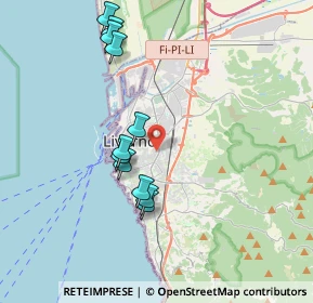 Mappa Via Filippo Venuti, 57125 Livorno LI, Italia (3.75364)