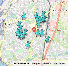 Mappa Via Filippo Venuti, 57125 Livorno LI, Italia (0.782)