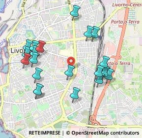 Mappa Via Filippo Venuti, 57125 Livorno LI, Italia (1.061)