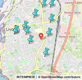 Mappa Via Filippo Venuti, 57125 Livorno LI, Italia (1.04364)