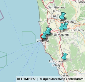 Mappa Via Don Giov Batt Quilici, 57126 Livorno LI, Italia (11.66727)