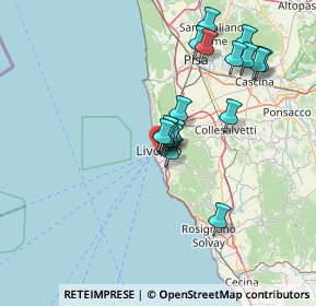 Mappa Via Don Giov Batt Quilici, 57126 Livorno LI, Italia (12.865)