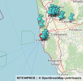 Mappa Via Don Giov Batt Quilici, 57126 Livorno LI, Italia (15.202)