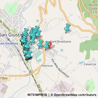 Mappa Via S. Anastasio, 06016 San Giustino PG, Italia (0.51724)