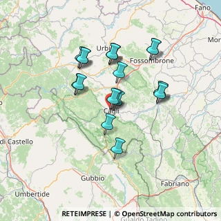Mappa Via Atanagi, 61043 Cagli PU, Italia (12.55158)