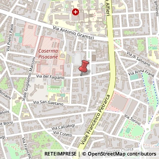 Mappa Via del Fagiano,  79, 57125 Livorno, Livorno (Toscana)
