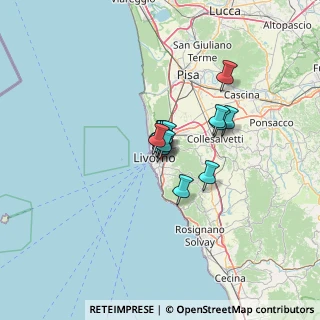 Mappa Via del Fagiano, 57125 Livorno LI, Italia (6.76143)