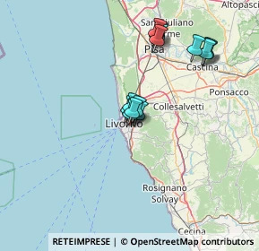 Mappa Via del Fagiano, 57125 Livorno LI, Italia (12.525)