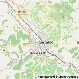 Mappa Certaldo