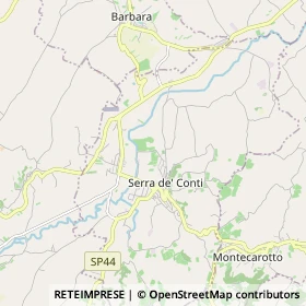 Mappa Serra De' Conti