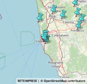 Mappa Via Pietro Coccoluto Ferrigni, 57125 Livorno LI, Italia (16.68636)