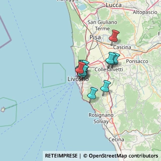 Mappa Via Pietro Coccoluto Ferrigni, 57125 Livorno LI, Italia (6.84143)