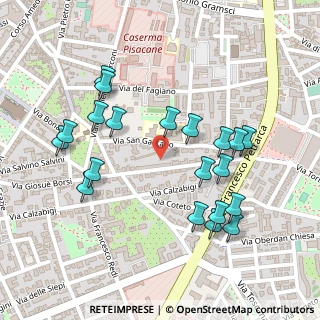 Mappa Via Pietro Coccoluto Ferrigni, 57125 Livorno LI, Italia (0.2615)