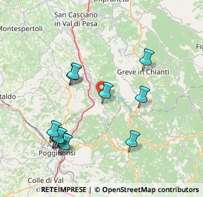 Mappa Via della Pineta, 50028 Barberino Tavarnelle FI, Italia (8.38917)